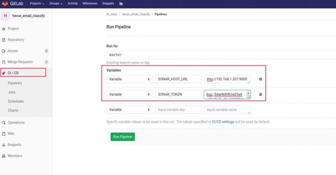 配置两个SonarQube环境变量