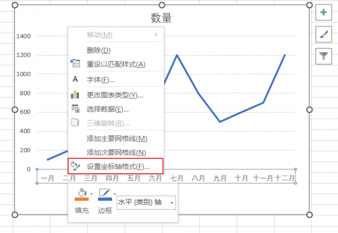 设置坐标轴格式