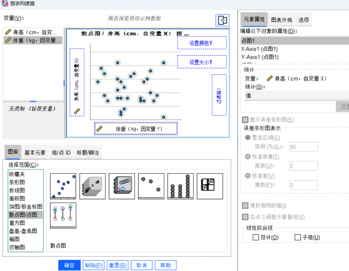 制作散点图
