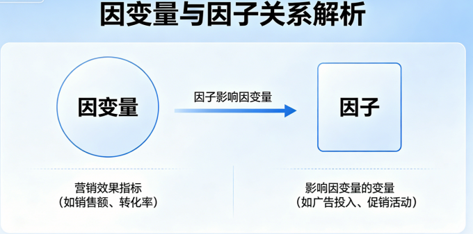 因变量和因子的关系