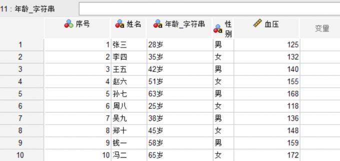 字符串数据
