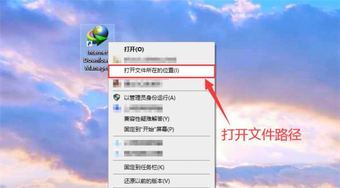 打开IDM安装路径