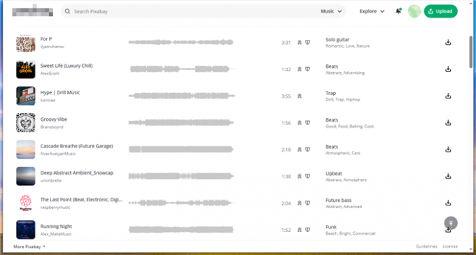 下载背景音乐素材