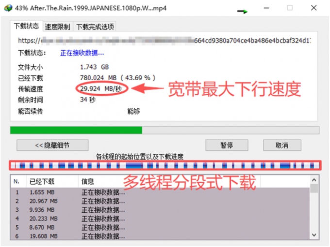 IDM高速下载夸克网盘文件