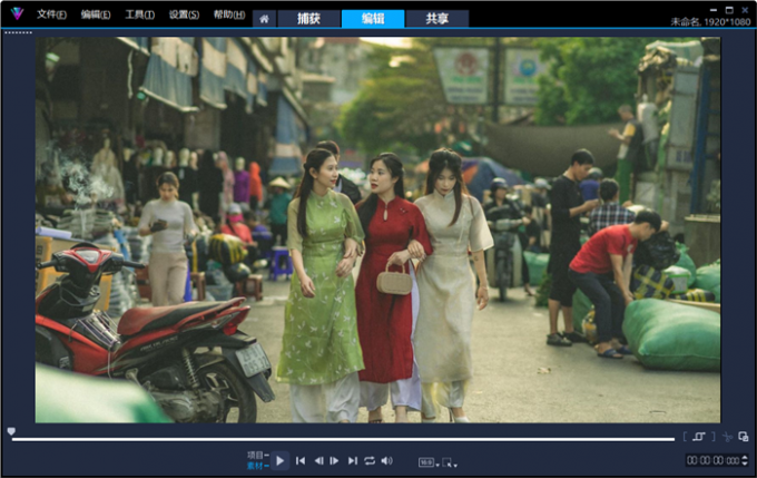 画面有些模糊的素材