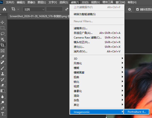 启动Portraiture