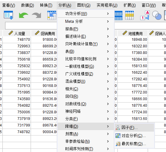 因子分析