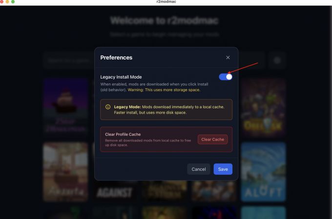 选择另一种模组安装方式