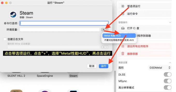 带选项运行,查看帧数