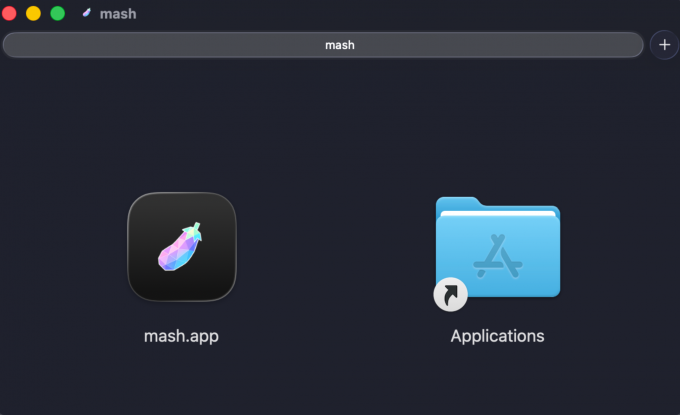 双击安装mash