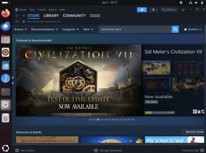 成功进入Steam主页