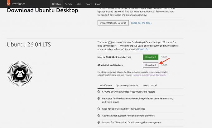 下载Arm版Ubuntu
