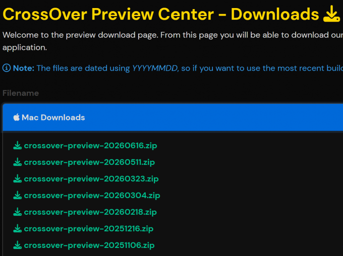 下载最新Preview版本