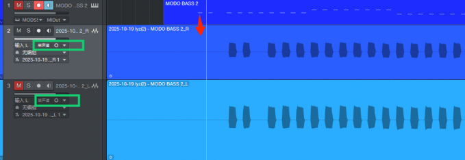 导出的单声道音频