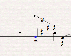 三连音选中界面