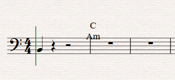 和弦符号输入框界面