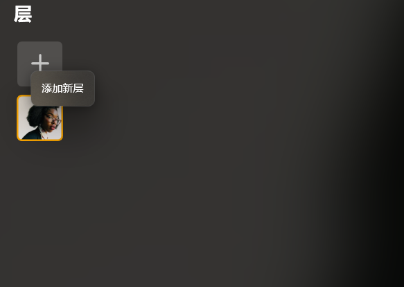 添加新层界面图