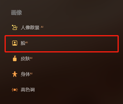 脸AI工具界面图