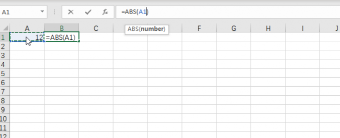 手动输入ABS函数