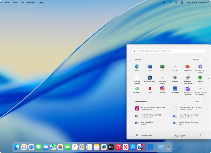 parallels desktop的融合模式