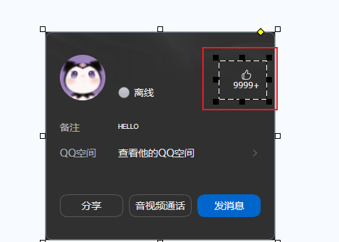 圈出隐私部分