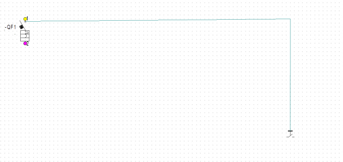 完成折线电线的绘制