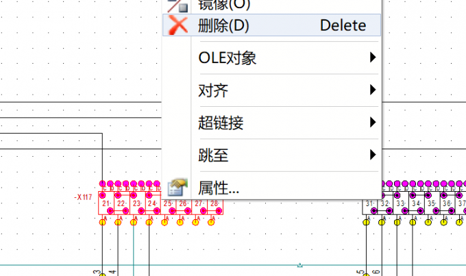 框选【目标】,再点击【删除】