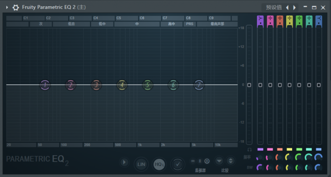 Fruity Parametric EQ2插件
