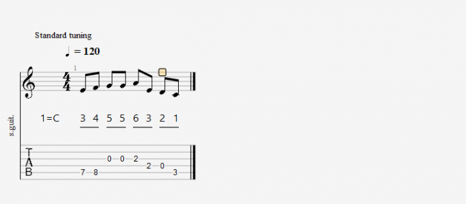 Guitar Pro同时显示三种记谱法
