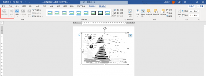 图片调整框成灰色