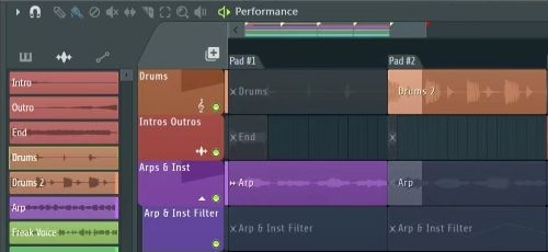 FL Studio表演模式实例