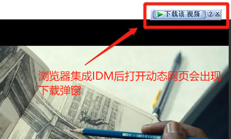 IDM悬浮下载按钮