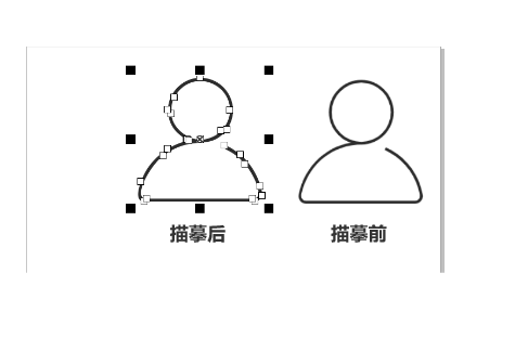 描摹后