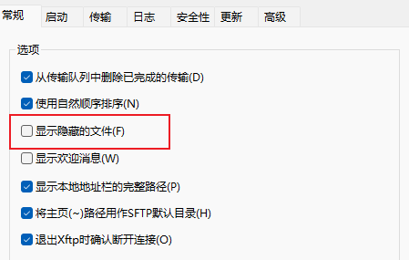 手动开启显示隐藏的文件