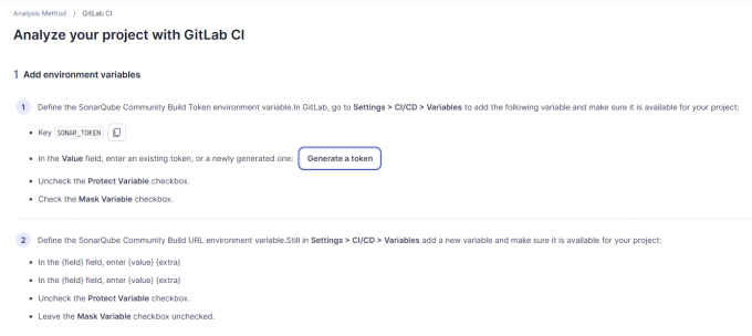 获取GitLab CI/CD变量