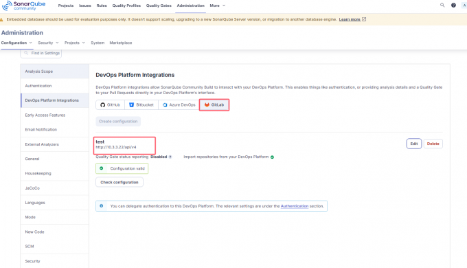 绑定Gitlab等CI管道