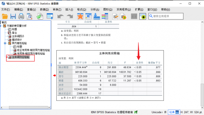 主体间效应检验