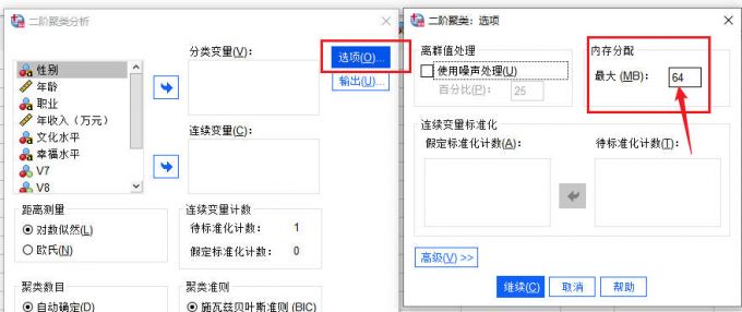 内存分配设置
