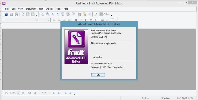 图二：Foxit PDF编辑器界面