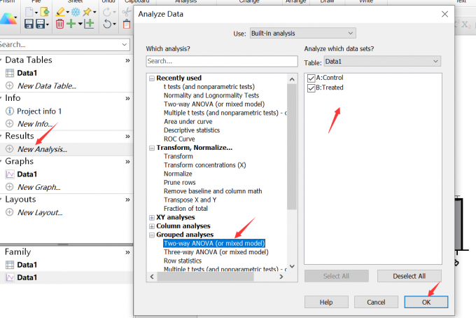 选择统计分析方法