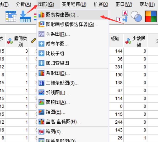 选择图表构建器