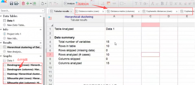 查看聚类分析结果
