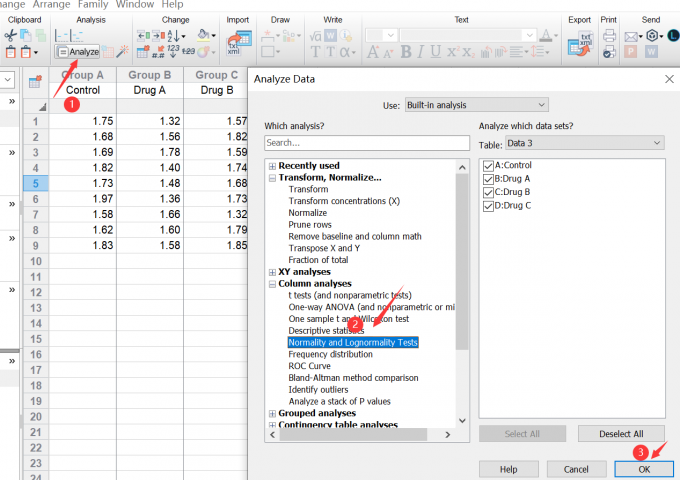 选择正态性检验