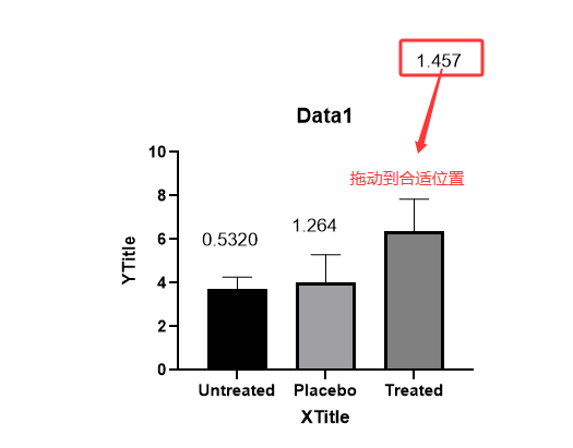 拖动调整数值位置