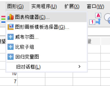 选择图表构建器