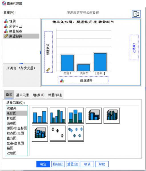 选择条件图和变量