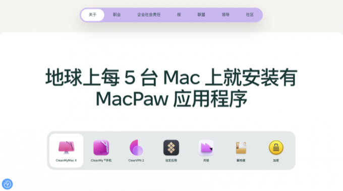 MacPaw网站页面