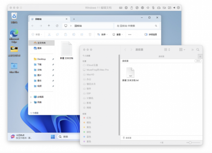 新增回收站与废纸篓共享