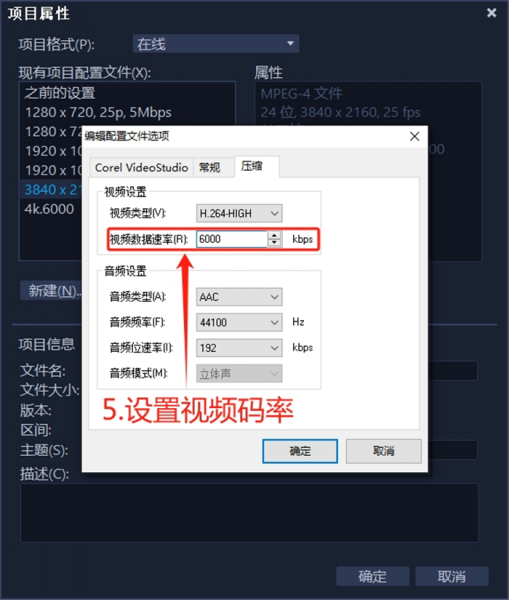 设置视频码率
