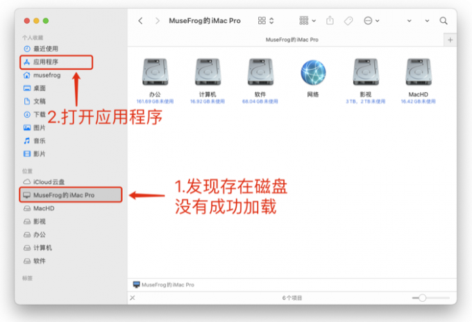 发现存在未加载磁盘